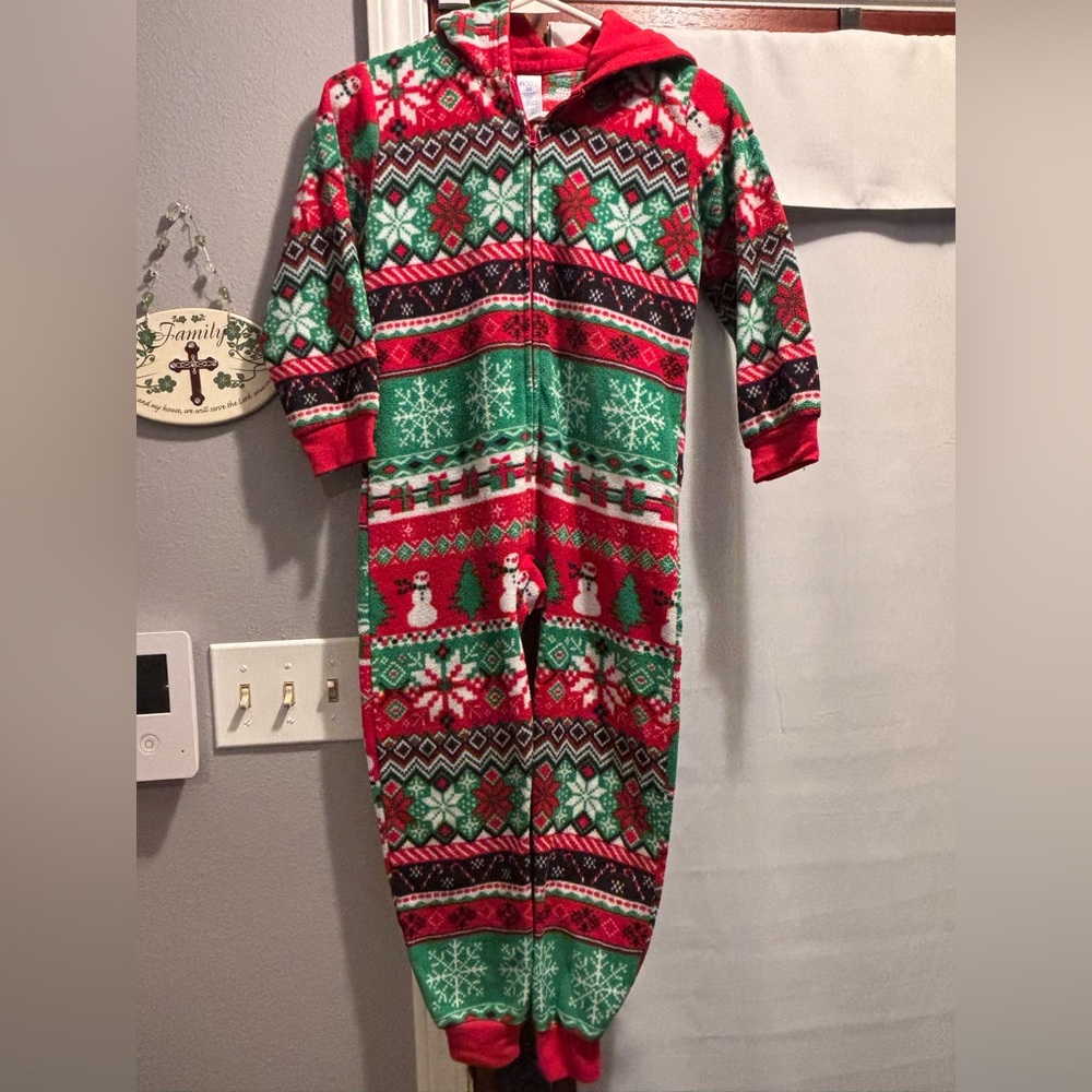Children’s Place Boys Christmas Onesie-Sz 5/6